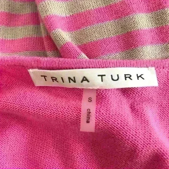 Trina Turk Artmageddon Striped Knit Maxi Dress - Picture 9 of 10